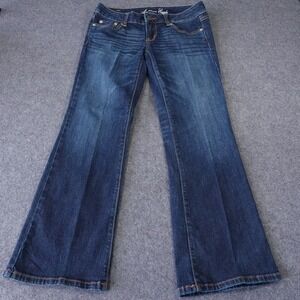American Eagle Favorite Boyfriend Dark Wash Bootcut Jeans Womens 4 Short